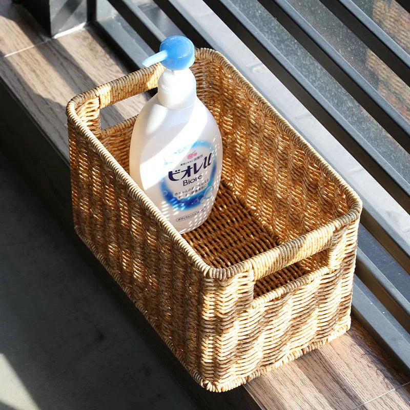 Straw Storage Basket