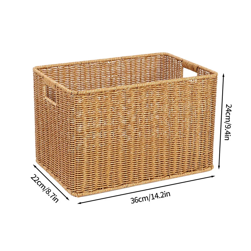 Straw Storage Basket