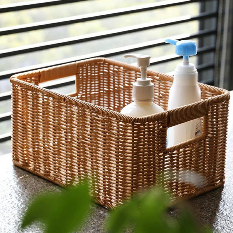 Straw Storage Basket