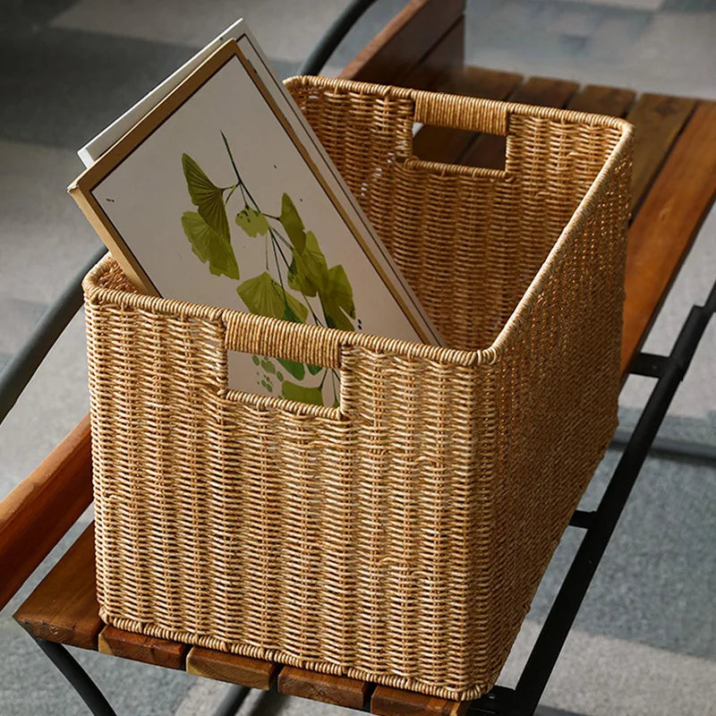 Straw Storage Basket