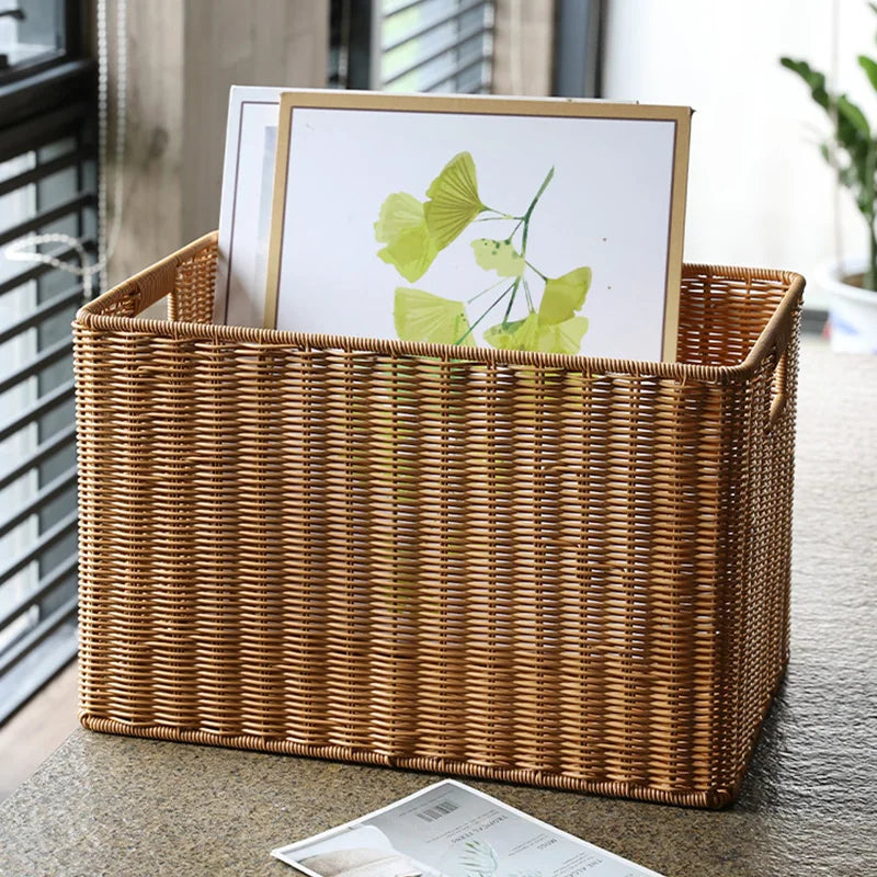 Straw Storage Basket